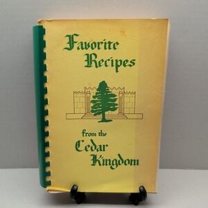 Favorite Recipes From The Cedar Kingdom Cookbook Tall Cedars of Lebanon 1981